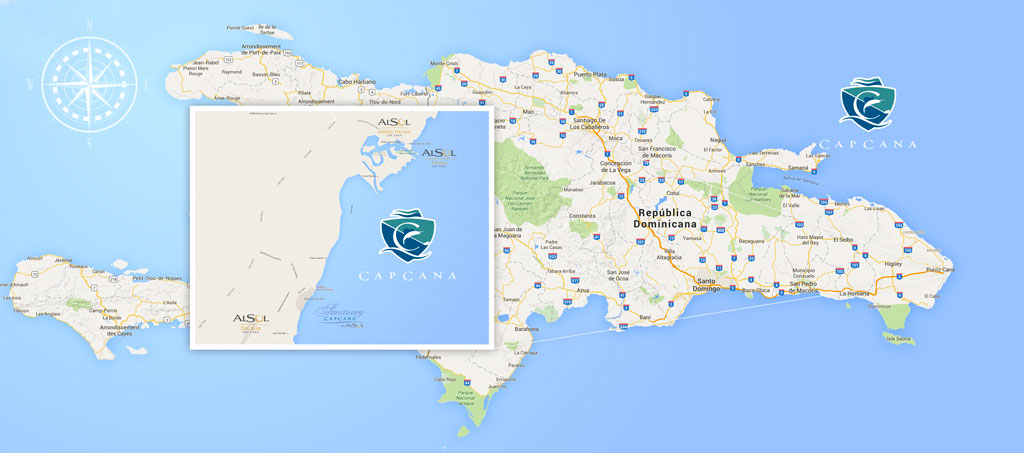 ubicacion mapa republica dominicana punta cana